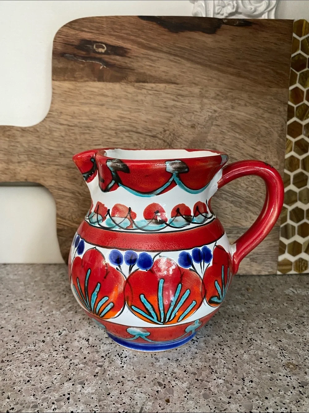 LIKE NEW Hand Painted Sicilian “Allegria” Ceramic Pitcher